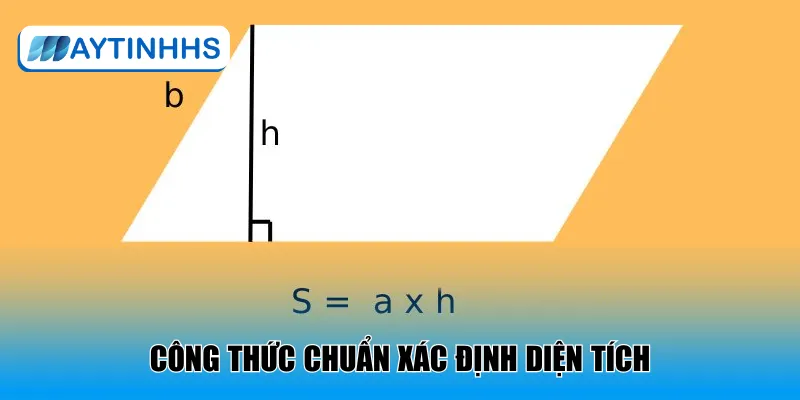 Công thức chuẩn xác định diện tích