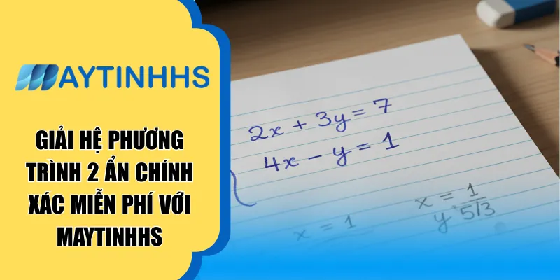 Giải hệ phương trình 2 ẩn
