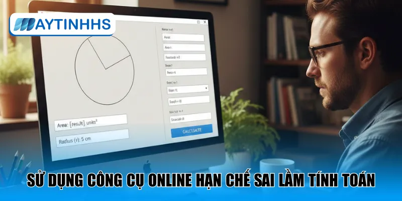 Sử dụng công cụ online hạn chế sai lầm tính toán