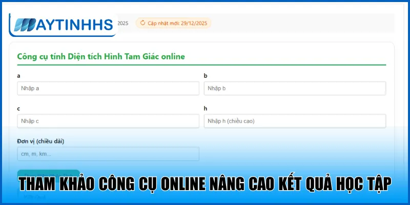 Tham khảo công cụ online nâng cao kết quả học tập