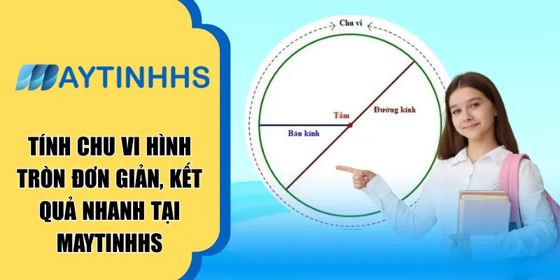 Tính chu vi hình tròn