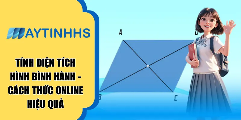 Tính diện tích hình bình hành