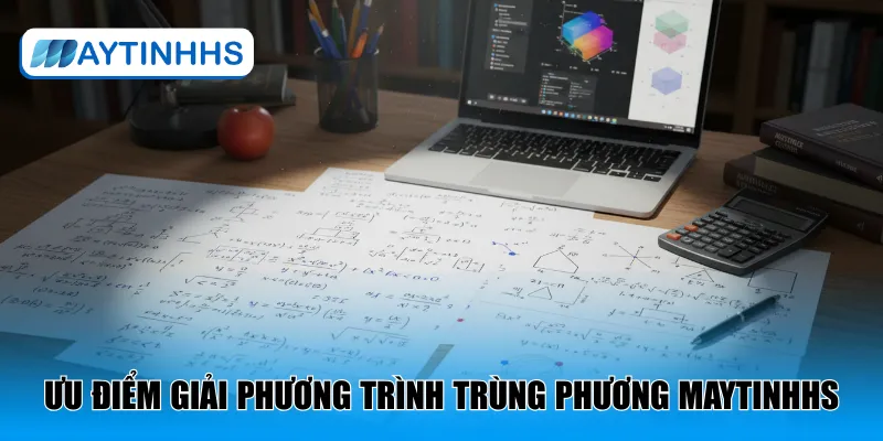 Ưu điểm giải phương trình trùng phương MaytinhHS